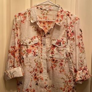 Spring cotton blouse!!! Worn once!!!